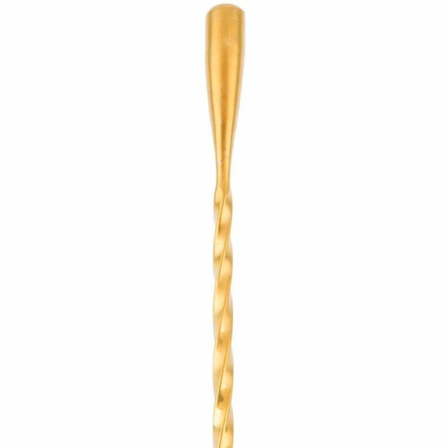 Glassware & Tabletop * | Mercer Barfly 19.6 Classic Bar Spoon | Gold Plated