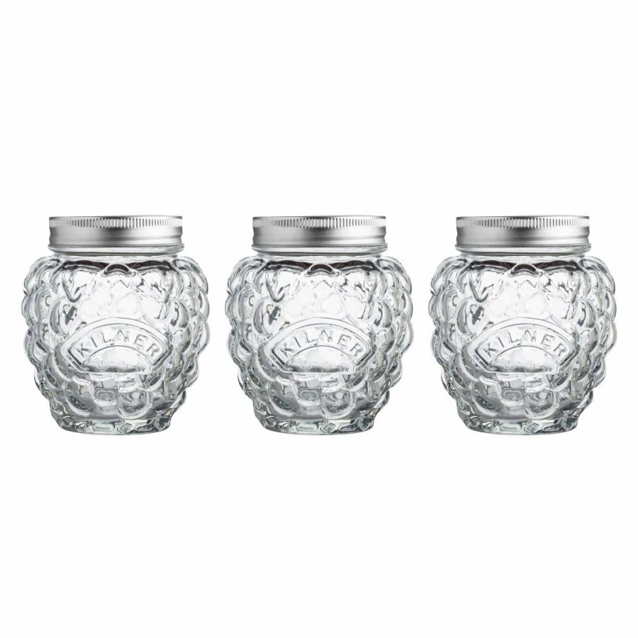 Glassware & Tabletop * | Kilner 13.5Oz Fruit Jars (Set Of 3) | Berry