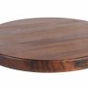 Knives * | John Boos 18 Round Cutting Board Edge Grain Walnut