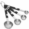 Kitchen * | Kate Spade New York All In Good Taste Deco Dot Measuring Spoon Set Black