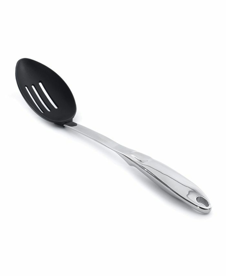 Kitchen * | Berghoff Straight Nylon Slotted Serving Spoon Black