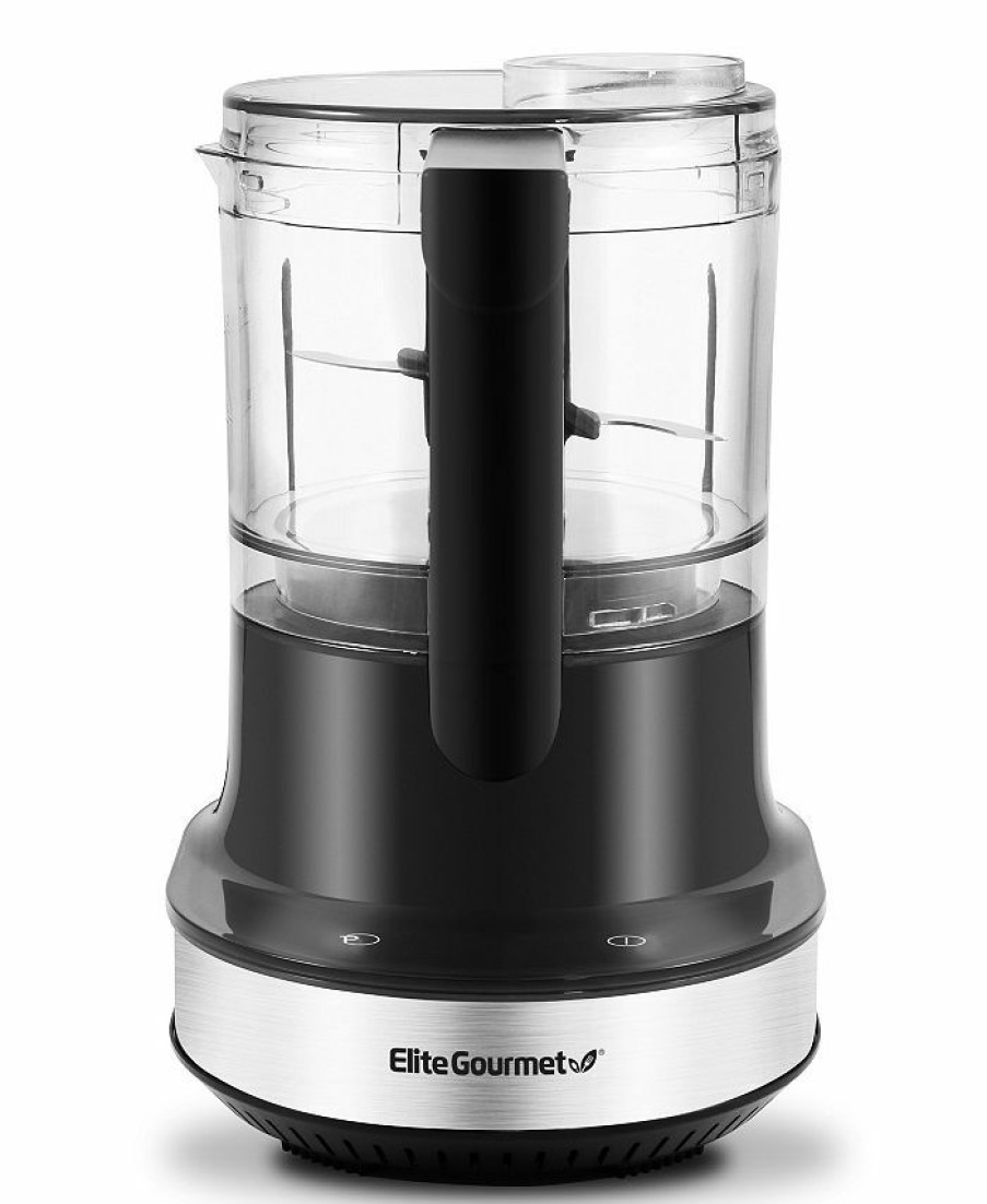 Kitchen * | Elite Gourmet Touch Screen Food Chopper Stainless Steel