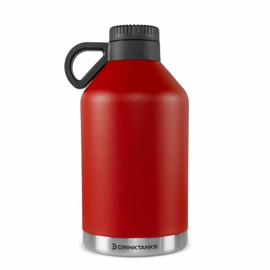 Glassware & Tabletop * | Drinktanks 64Oz Session Growler | Crimson