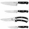 Kitchen * | Berghoff Essentials 4-Pc Triple Riveted Cutlery Set Black