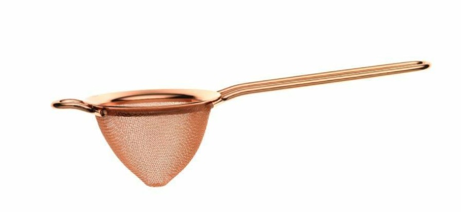 Glassware & Tabletop * | Mercer Barfly Fine Mesh Strainer | Copper Plated