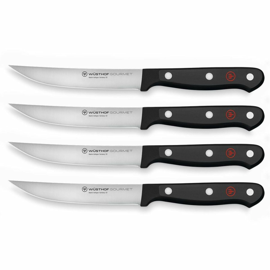 Knives * | Wusthof Cutlery Wusthof Gourmet 4-Piece Steak Knife Set