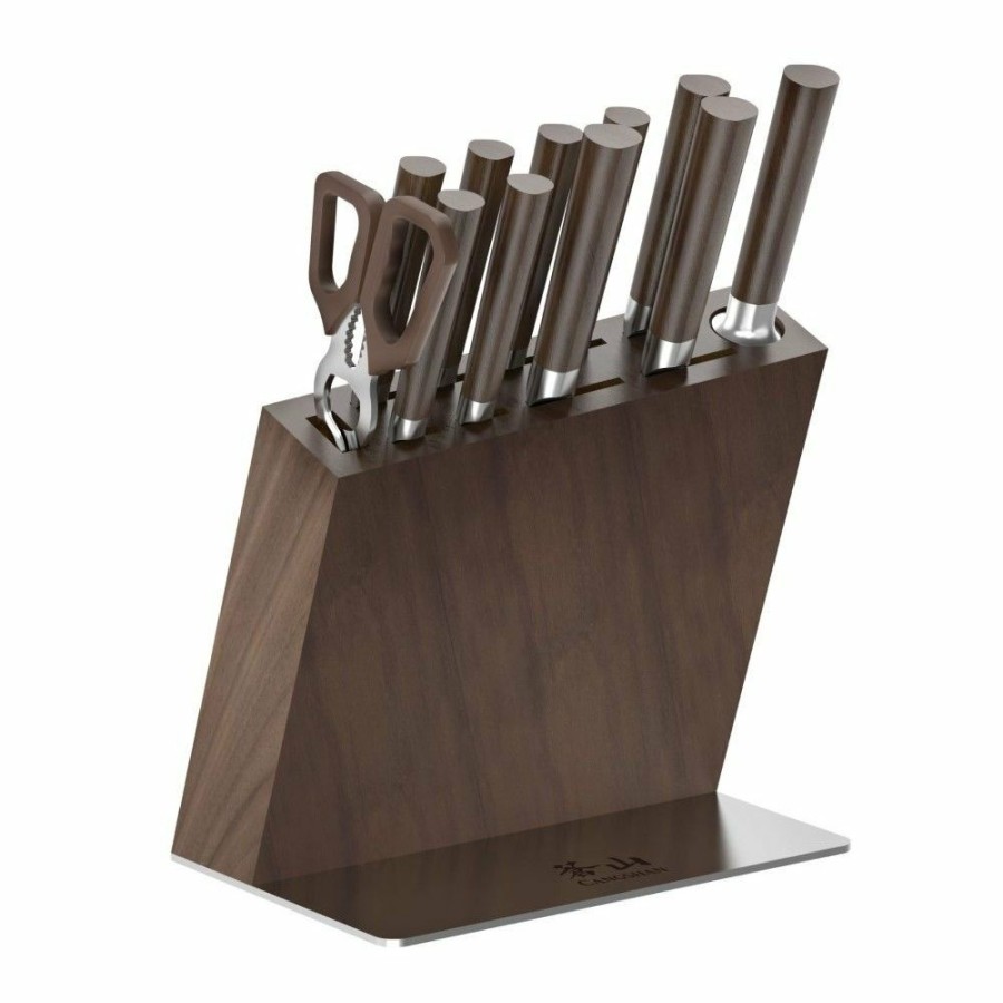 Knives * | Cangshan Cutlery Haku Series 12-Piece Knife Block Set