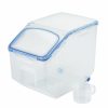 Kitchen * | Lock N Lock Easy Essentials 50.7-Cup Food Storage Container With Flip Lid And Serving Cup Clear