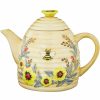 Glassware & Tabletop * | Certified International 3-D Beehive Teapot | Bee Sweet