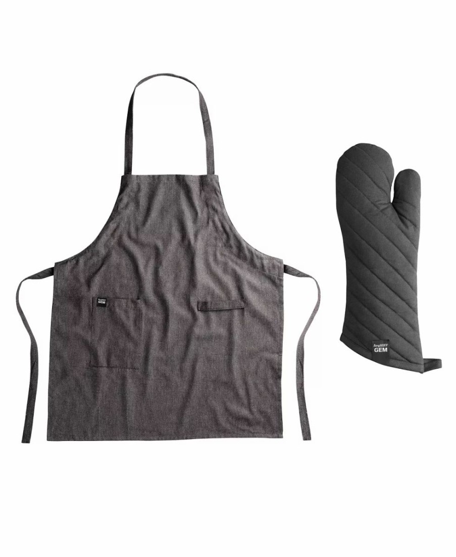 Kitchen * | Berghoff Q Linens Set, 2 Pieces Gray