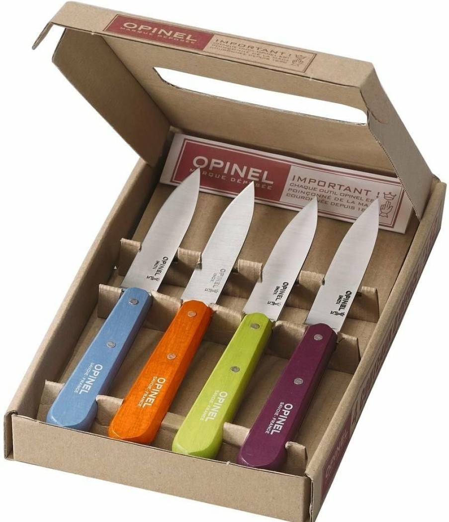 Knives * | Opinel Colored Paring Knives Set Of 4