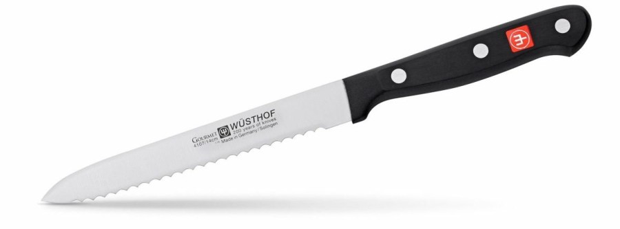 Knives * | Wusthof Cutlery Wusthof Gourmet 5 Serrated Utility Knife