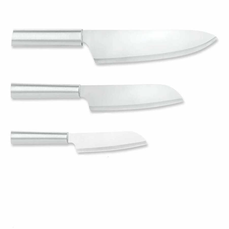 Knives * | Rada Cutlery 3-Piece Chef'S Select Gift Set | Silver