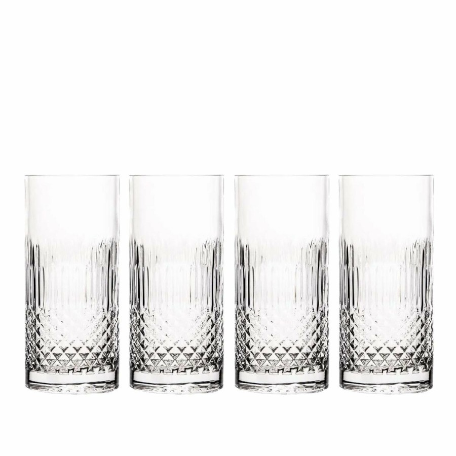 Glassware & Tabletop * | Luigi Bormioli Diamante Beverage 16Oz Glass | Set Of 4