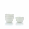 Glassware & Tabletop * | Everything Kitchens Modern Colorful Neutrals Rippled 6 Bowls (Set Of 4) Matte | Ivory