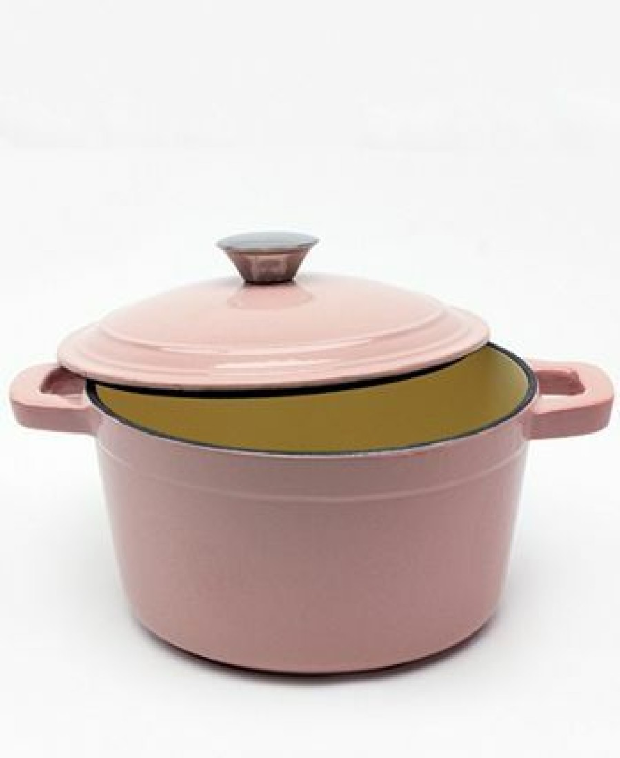 Kitchen * | Berghoff Cast Iron 3 Qt. Round Covered Stockpot Pink