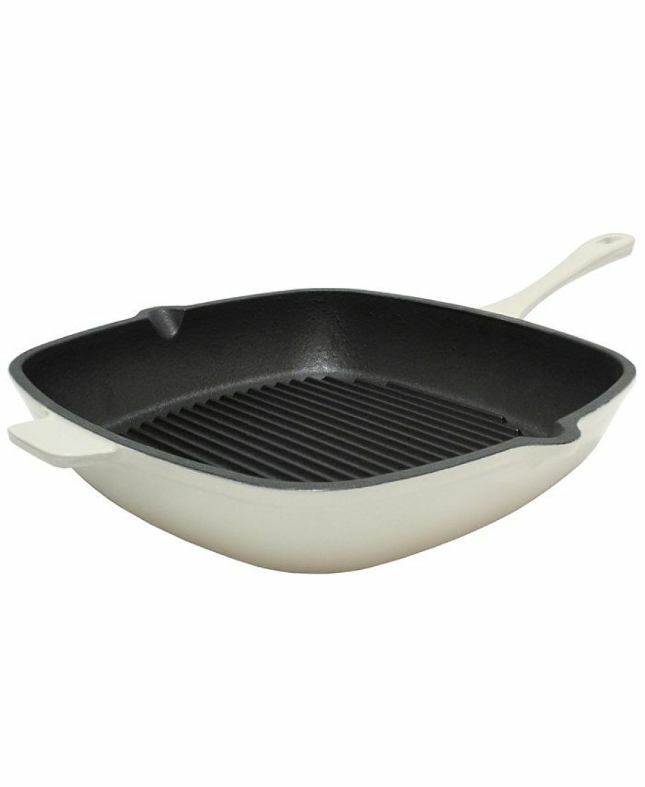 Kitchen * | Berghoff Neo Cast Iron Square Grill Pan, 11 Cream