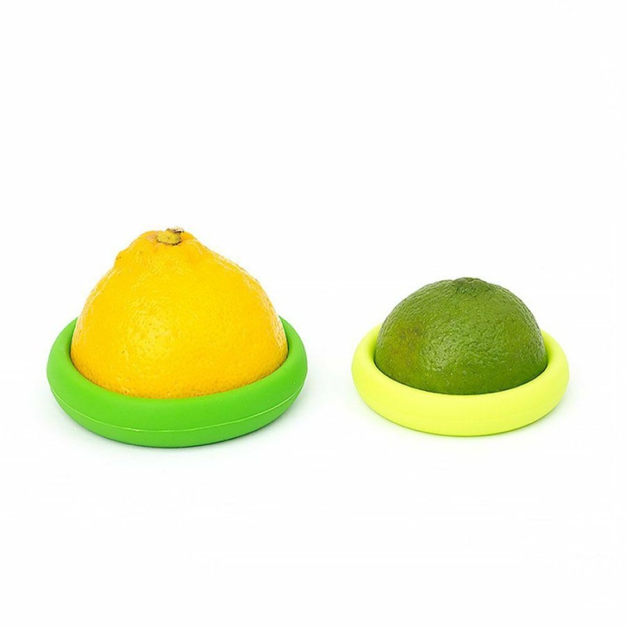 Cooks' Tools * | Food Huggers Citrus Savers (Set Of 2) | Fresh Green