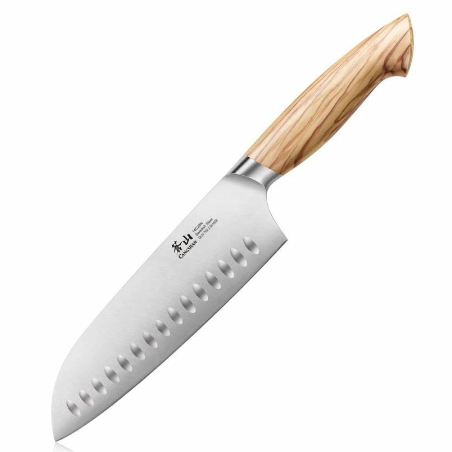 Knives * | Cangshan Cutlery Oliv Series 7 Santoku Knife