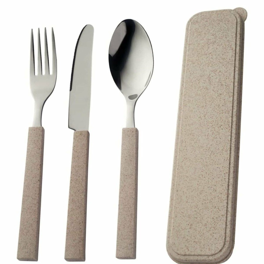 Glassware & Tabletop * | Viners Organic 3-Piece On The Go Cutlery Set & Case