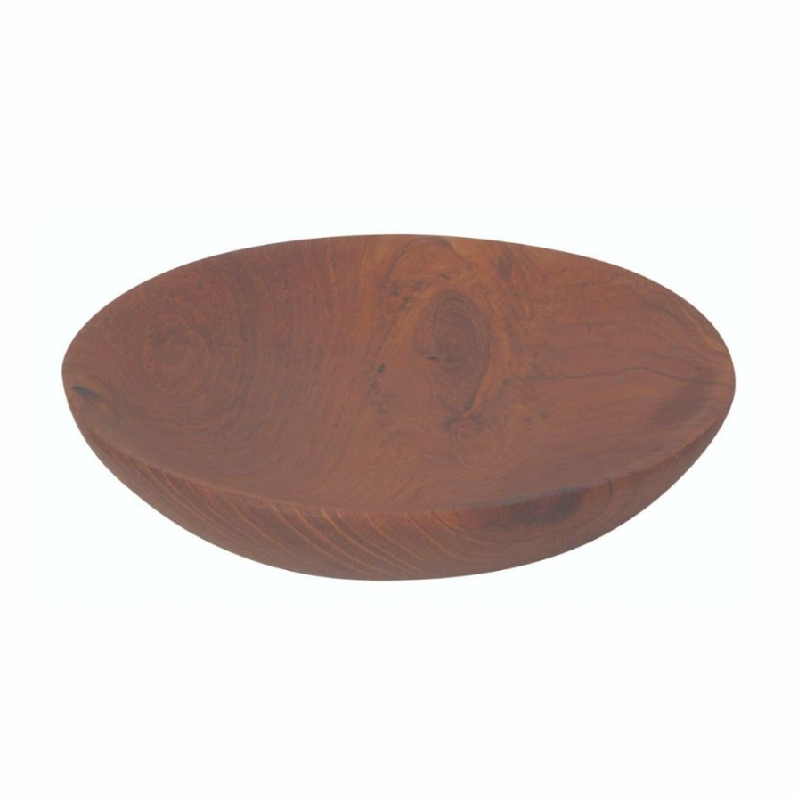 Glassware & Tabletop * | Danica Brands Danica Heirloom Reclaimed Teak Wood Round Dish | 4