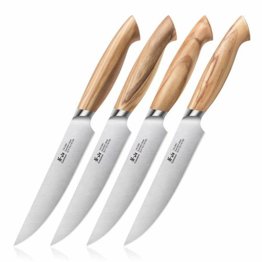 Knives * | Cangshan Cutlery Oliv Series 4 Piece Steak Knife Set