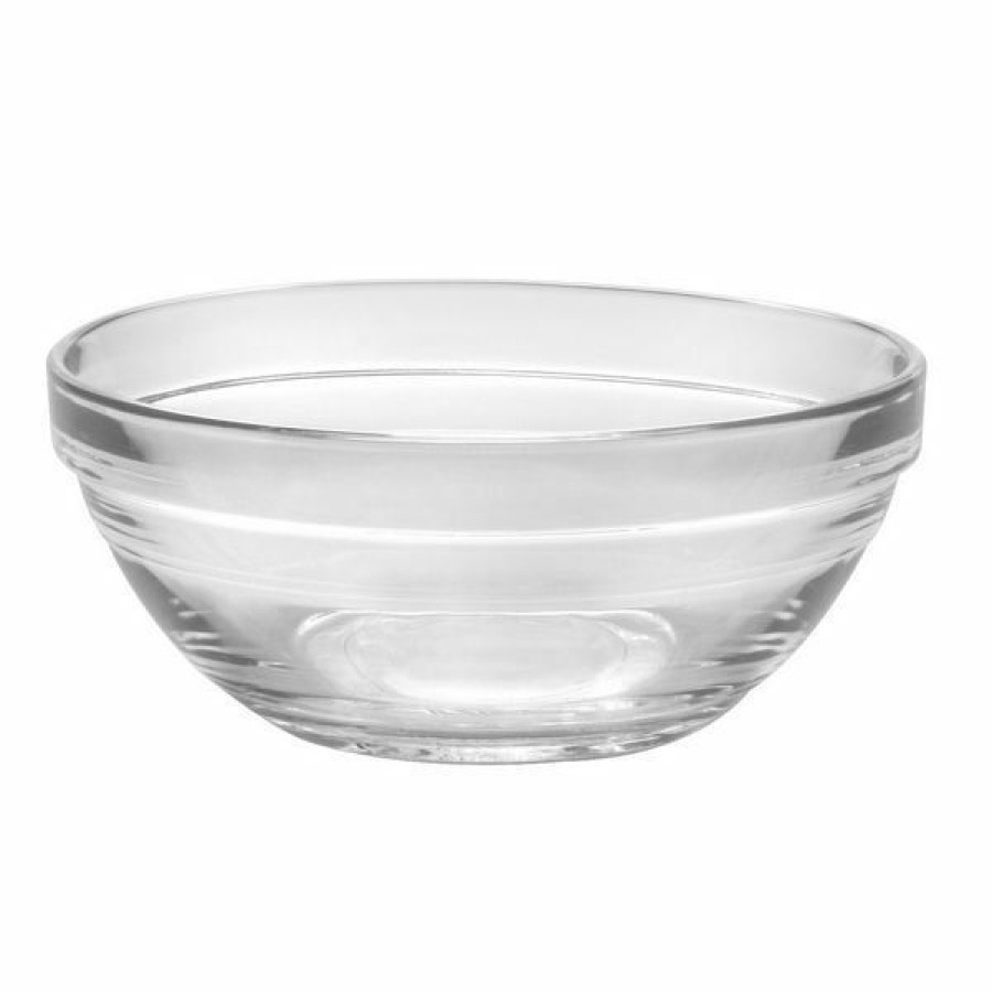 Cooks' Tools * | Duralex Lys Stackable 1-Quart Clear Glass Bowls Set Of 6