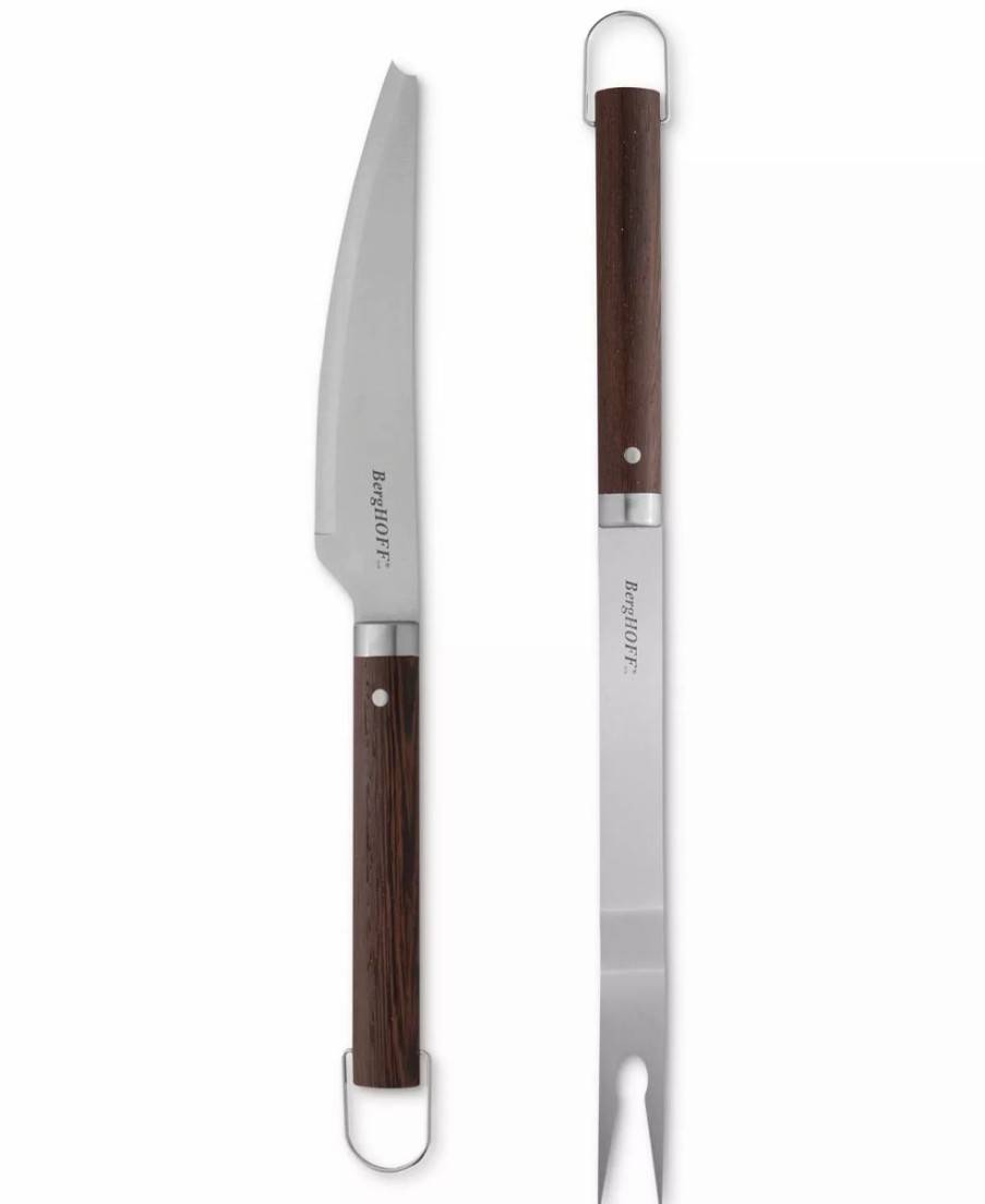 Kitchen * | Berghoff Essentials Bbq 2-Pc. Carving Set Brown