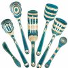 Cooks' Tools * | Totally Bamboo Baltique 7-Piece Cooking Utensil Set | Mykonos