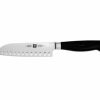 Knives * | Zwilling J.A. Henckels Four Star 5 Hollow Edge Santoku Knife