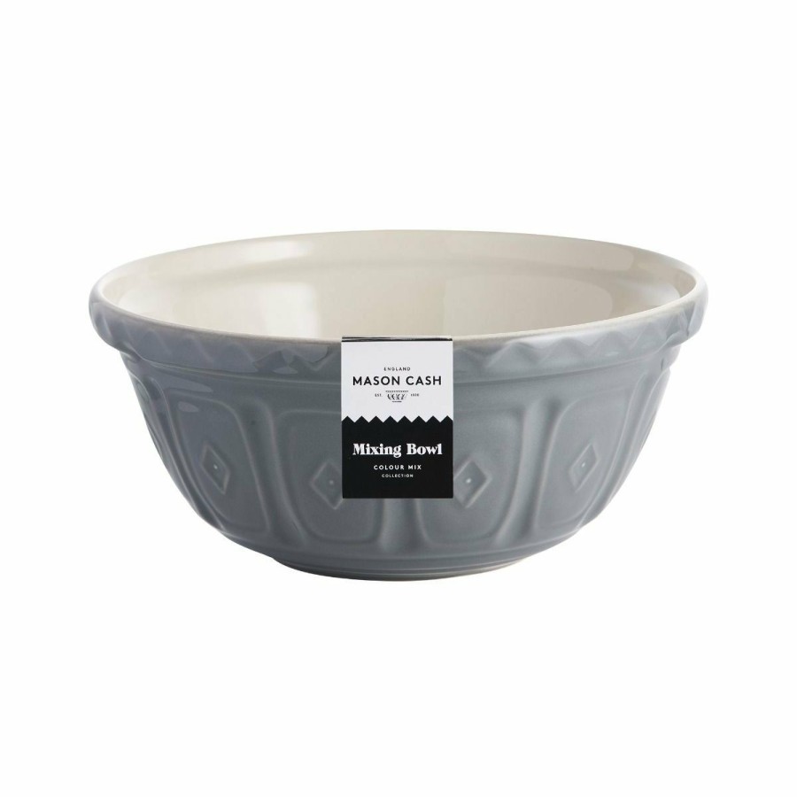 Cooks' Tools * | Mason Cash Color Mix S12 (4.25 Qt) Mixing Bowl | Grey