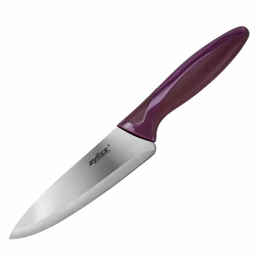 Knives * | Zyliss 5 Utility Knife With Cover | Purple