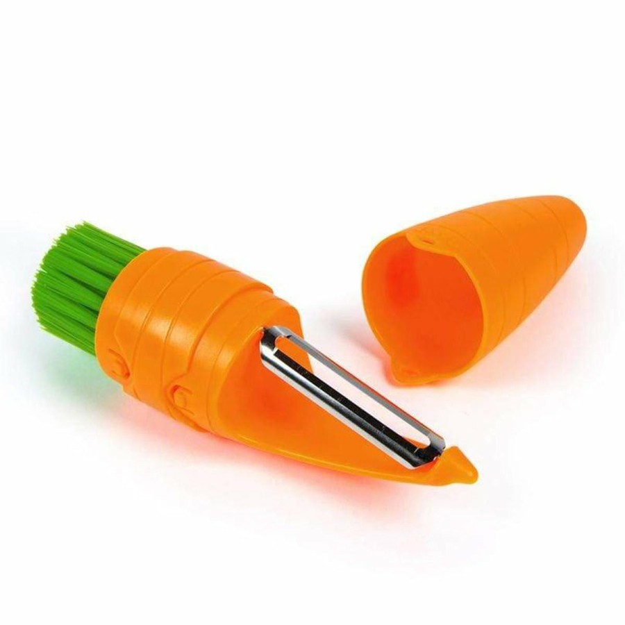 Cooks' Tools * | Fred Vegetable Peeler & Scrubber | Cooks Carrot