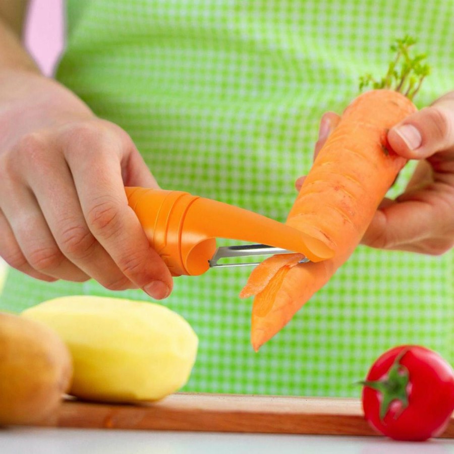 Cooks' Tools * | Fred Vegetable Peeler & Scrubber | Cooks Carrot