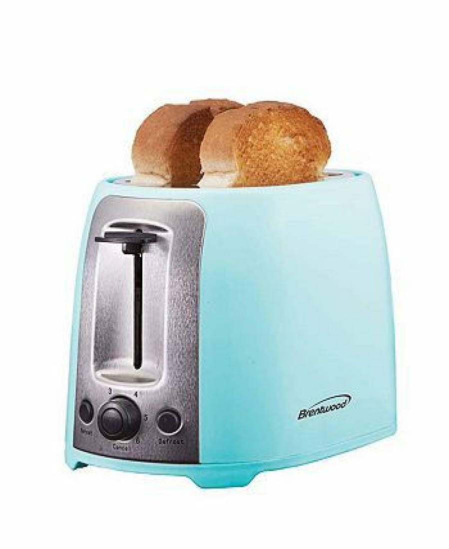 Kitchen * | Brentwood Appliances Cool Touch 2 Slice Extra Wide Slot Toaster In Blue