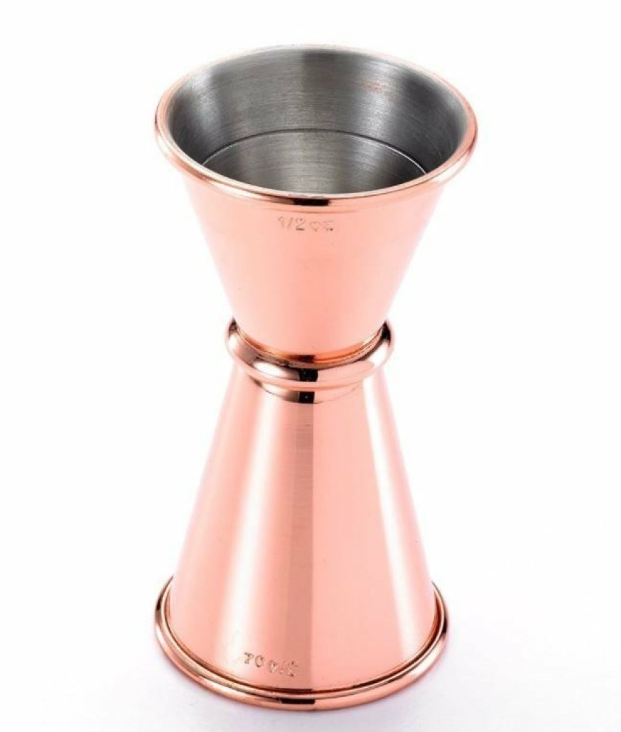 Glassware & Tabletop * | Mercer Barfly 0.5Oz X 0.75Oz Japanese Style Jigger | Copper Plated