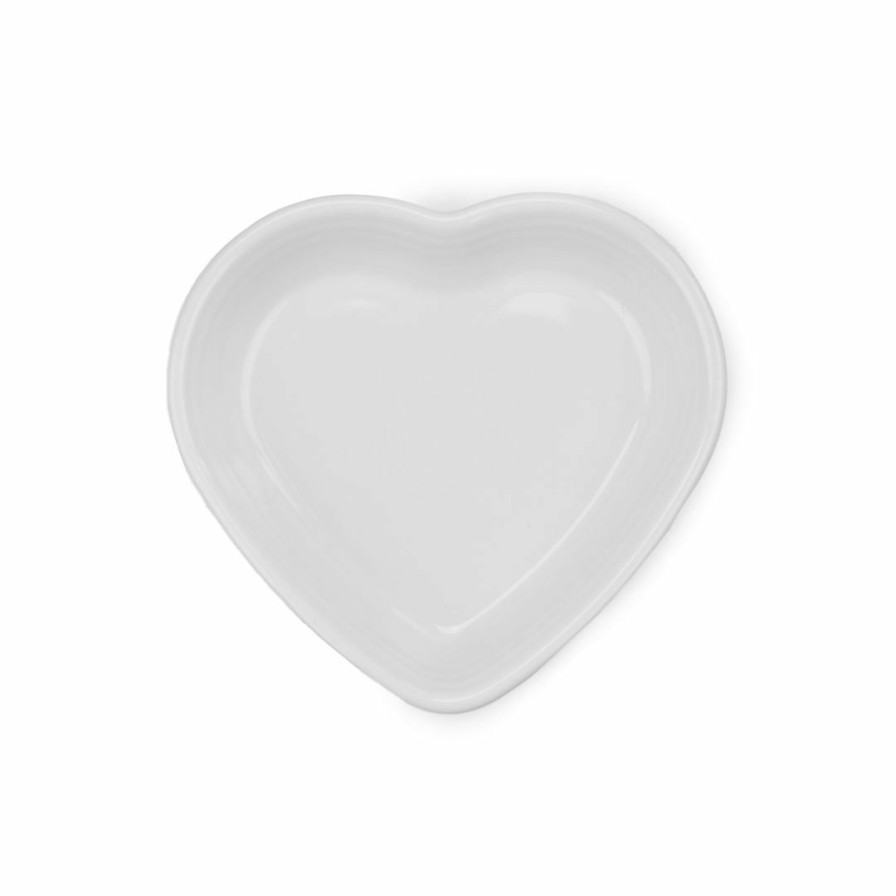 Glassware & Tabletop * | Fiesta 19Oz Medium Heart Bowl | White