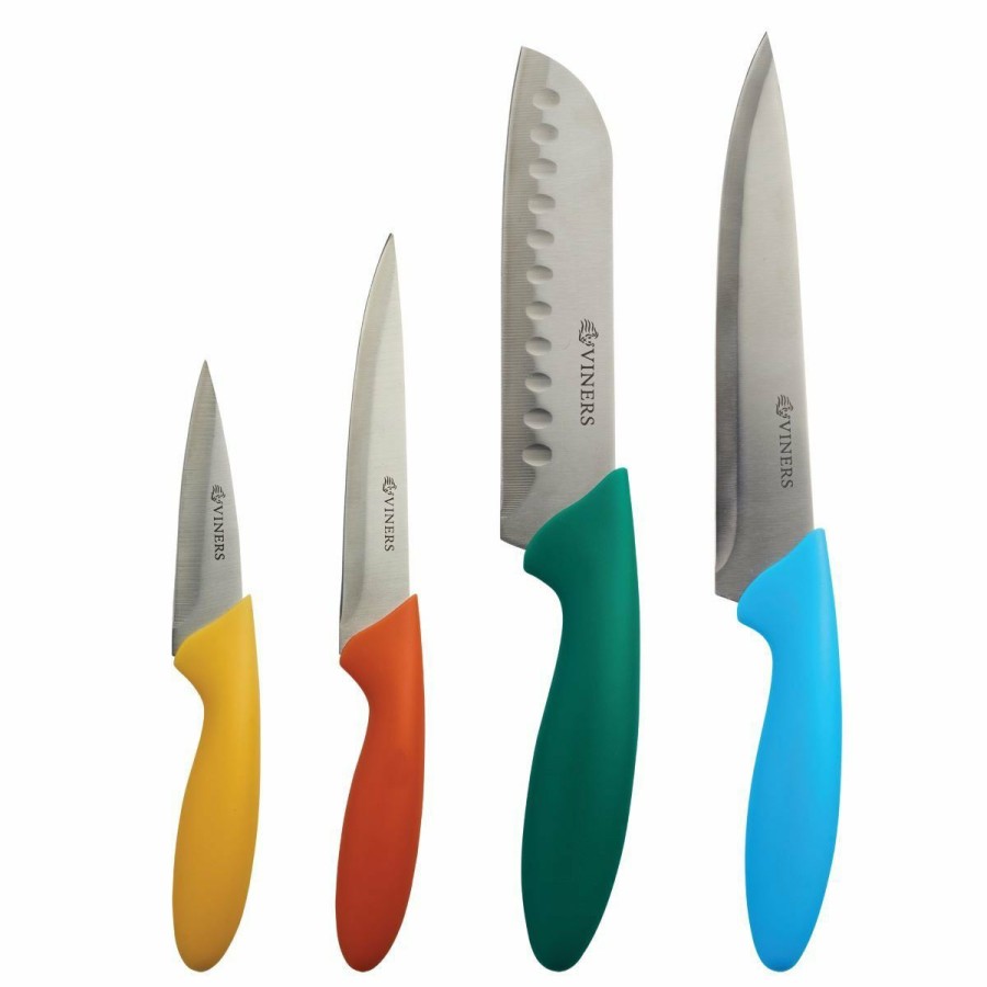 Knives * | Viners Vivid Knife Set | 4-Piece