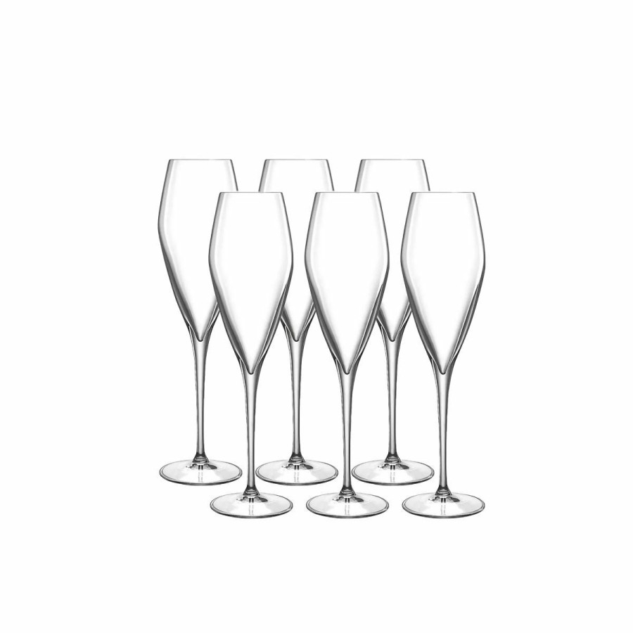 Glassware & Tabletop * | Luigi Bormioli Atelier 9.25 Oz Champagne Glass | Set Of 6