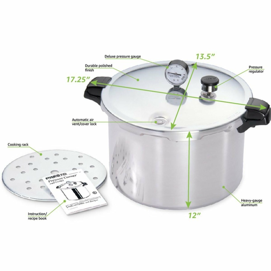 Cooks' Tools * | Presto Pressure Cooker / Canner | 16 Qt.