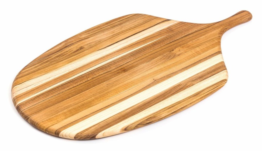 Knives * | Teakhaus Canoe Board (Large) | 21.5 X 11.5 X 0.5