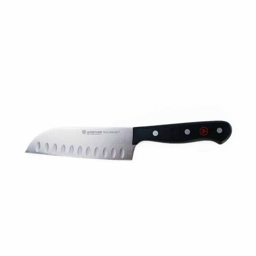 Knives * | Wusthof Cutlery Wusthof Gourmet 5 Santoku Knife | Hollow Edge