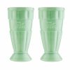 Glassware & Tabletop * | Tablecraft 16Oz Coca-Cola Jadeite Malt Cups | Set Of 2