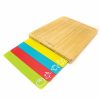 Kitchen * | Berghoff Amboo Cutting Board And 4 Multi-Colored Inserts Set, 5 Piece Brown