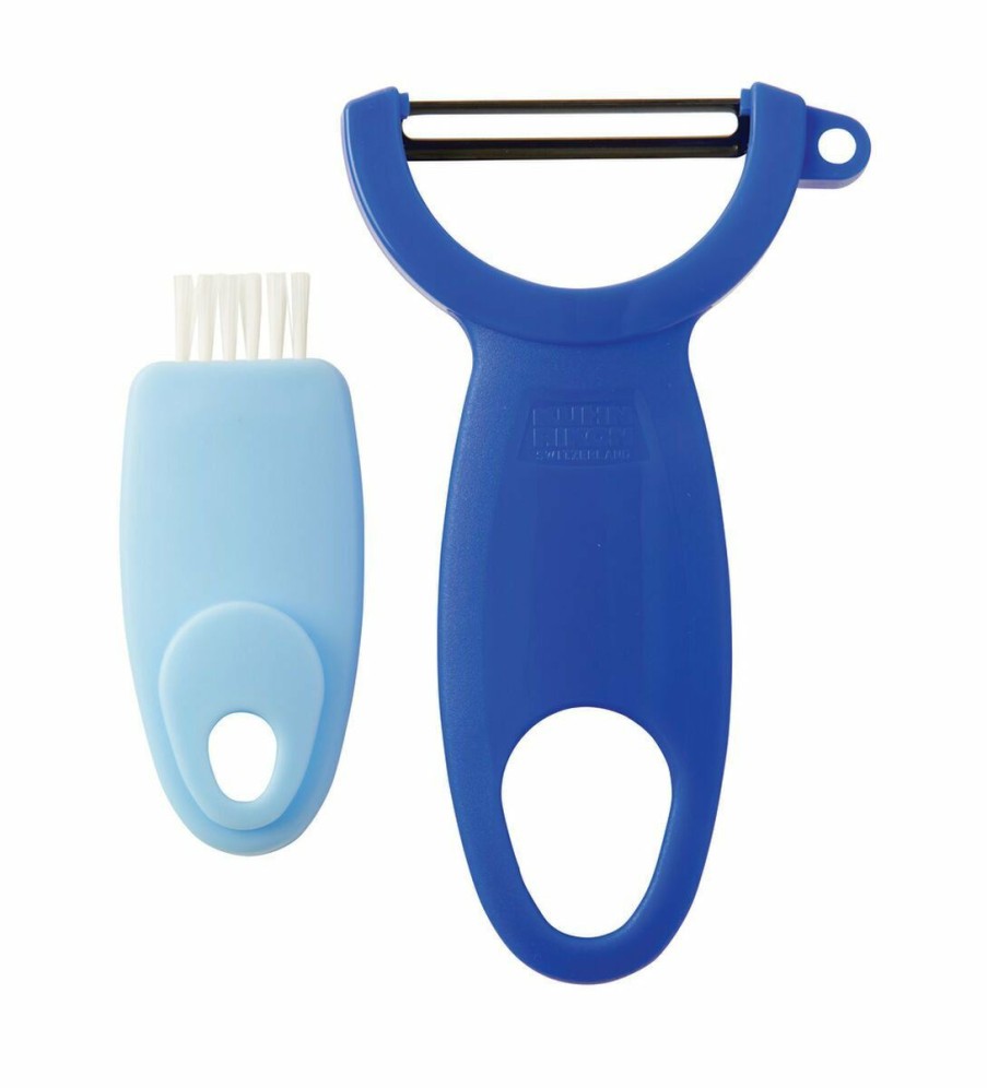 Cooks' Tools * | Kuhn Rikon 4 Swiss Easy Clean Peeler | Blue