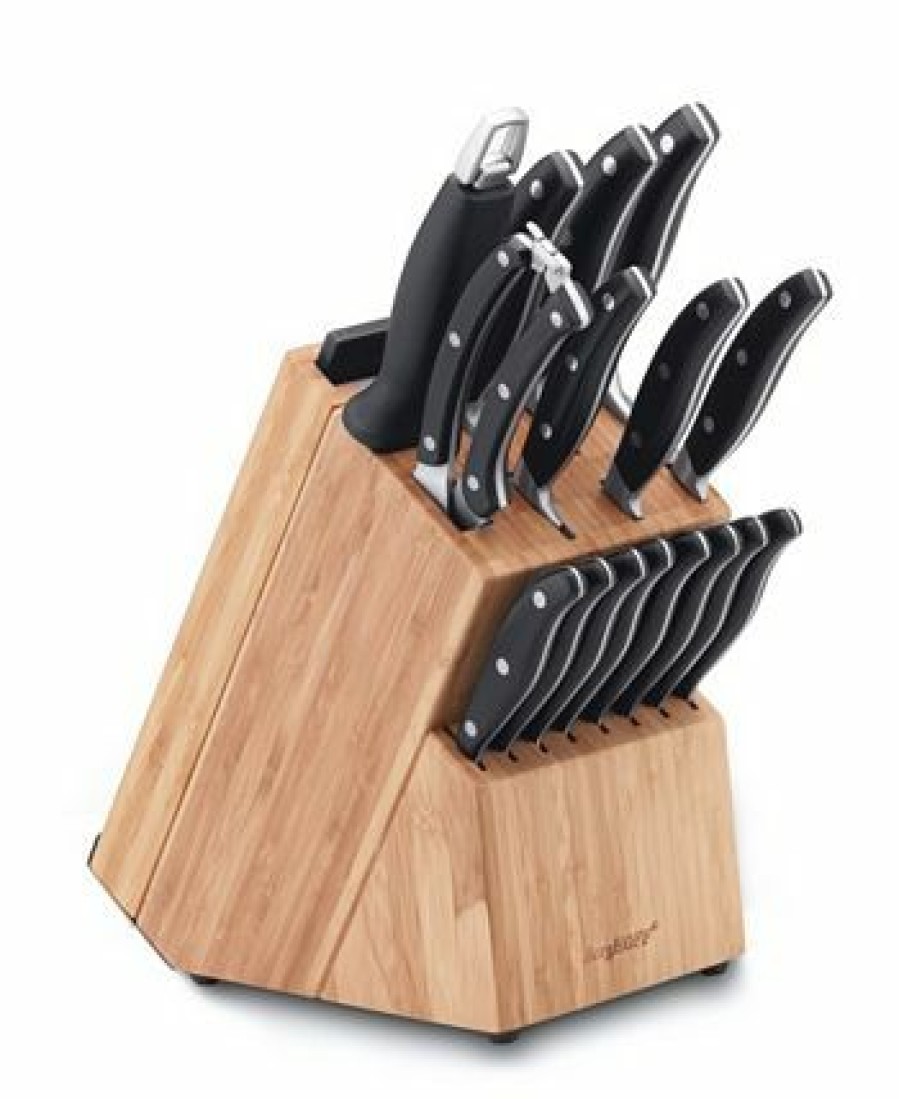 Kitchen * | Berghoff 20-Pc. Cutlery Set Black