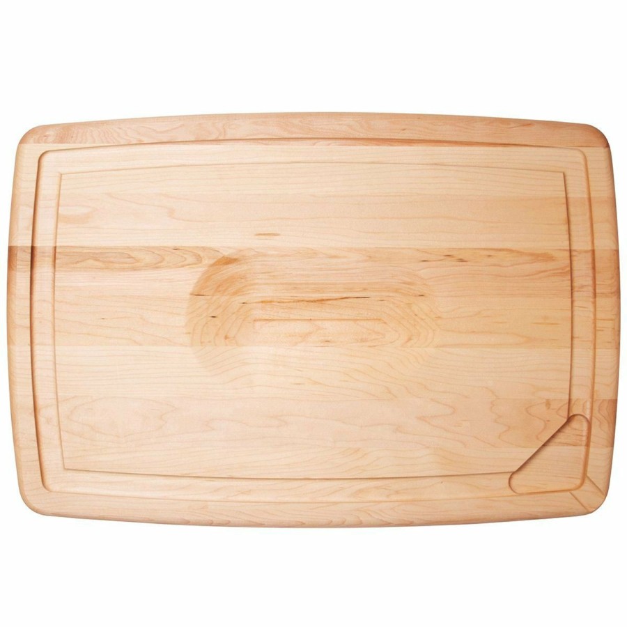 Knives * | Jk Adams Pour Spout Maple Carving Board | 20 X 14 X 1