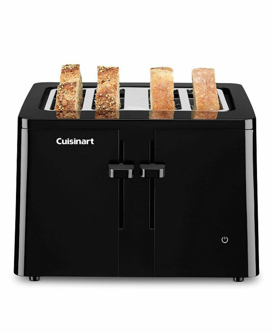 Kitchen * | Cuisinart Pt-T40 4-Slice Touchscreen Toaster Black