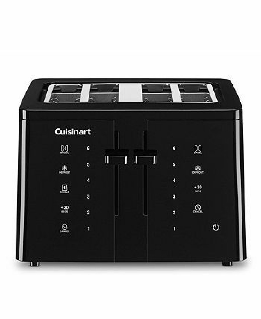 Kitchen * | Cuisinart Pt-T40 4-Slice Touchscreen Toaster Black