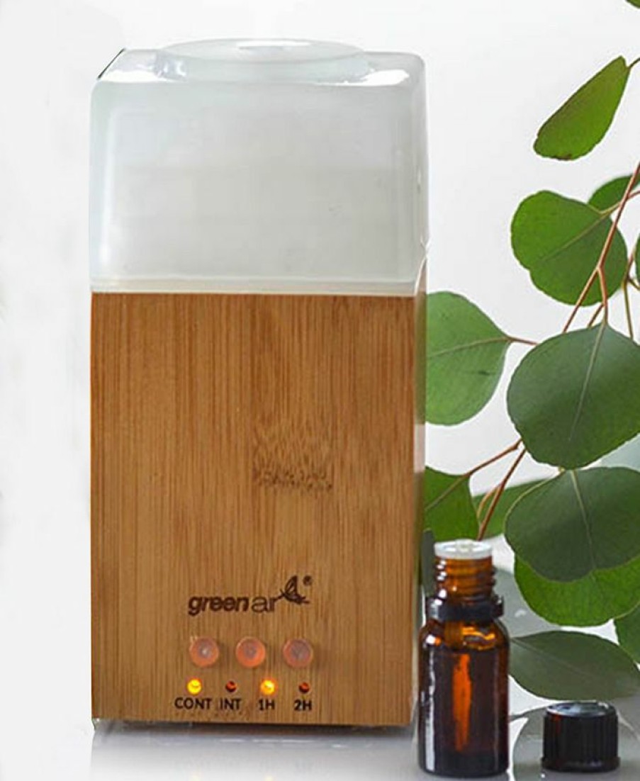 Kitchen * | Greenair Essential Oil Diffuser Urbane Brown